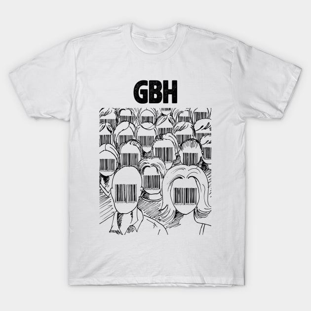 Barcode face GBH T-Shirt by adima